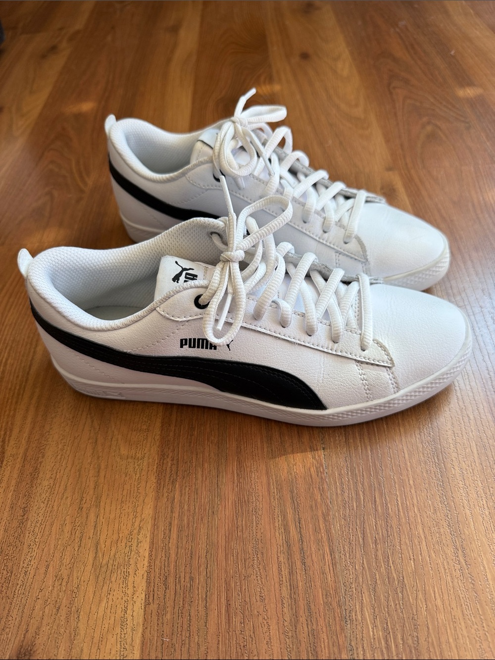 Puma White and Black Women's Sneakers